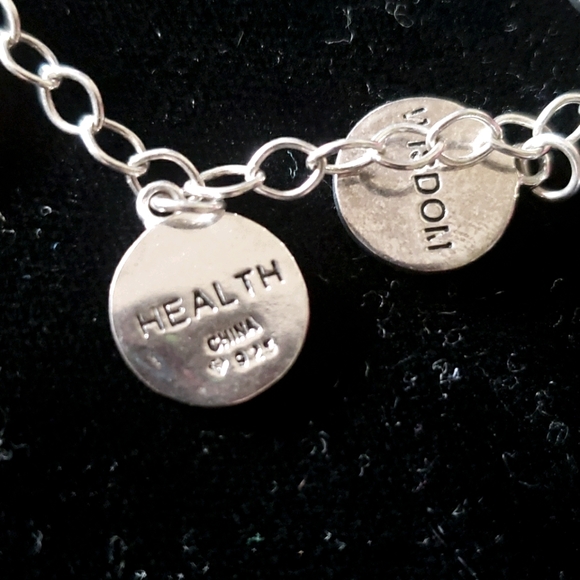 Beautiful Asian Inspired Charm Bracelet Sterling - Picture 5 of 6